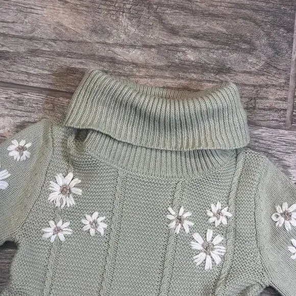 Cupcakes and Cashmere Turtleneck A-line Sweater Dress Girls 2T - Picture 3 of 9